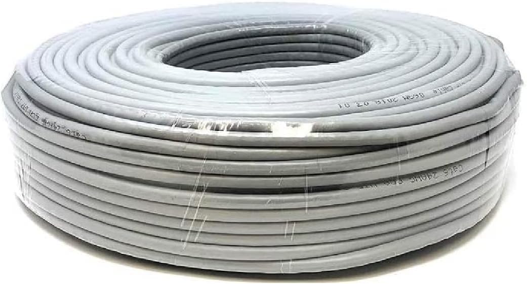 Cavo Rete LAN Schermato F/UTP Sezione 24AWG 4 Coppie Twistate Impianti Informatica e Trasmissioni Dati Resistente (Cat 6, Metri 300)