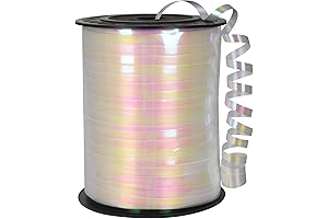 500 Yard Iridescent White Curling Ribbon