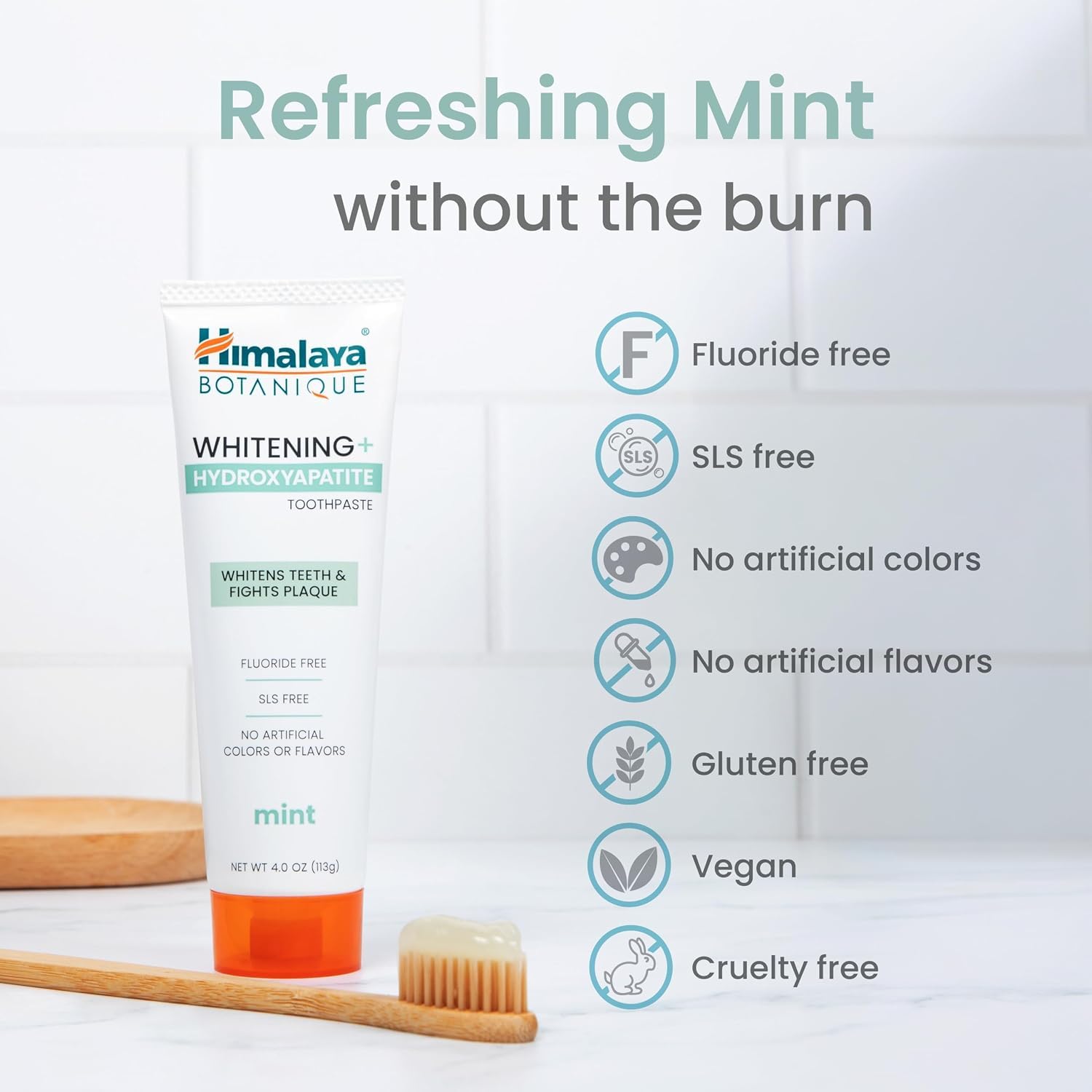 Amazon.com: Himalaya Botanique Whitening Hydroxyapatite Toothpaste