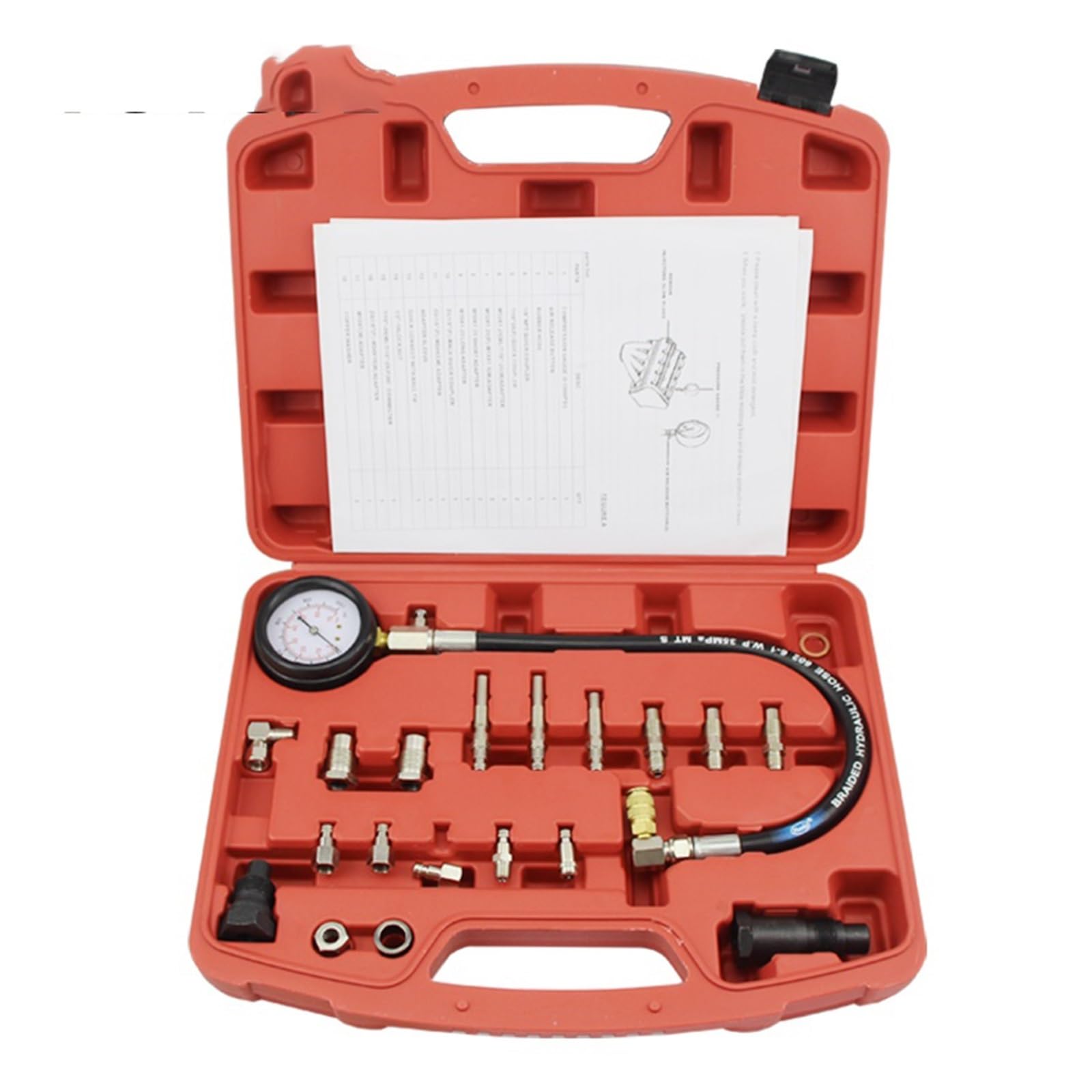 Set di kit strumenti for tester compressione del cilindro motore diesel professionale for manometro
