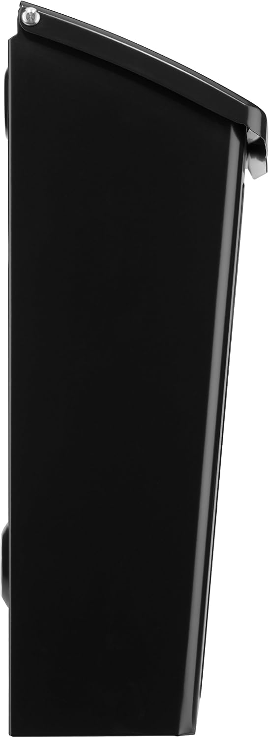 Architectural Mailboxes 2681B Black Marina Wall Mount Mailbox, Small