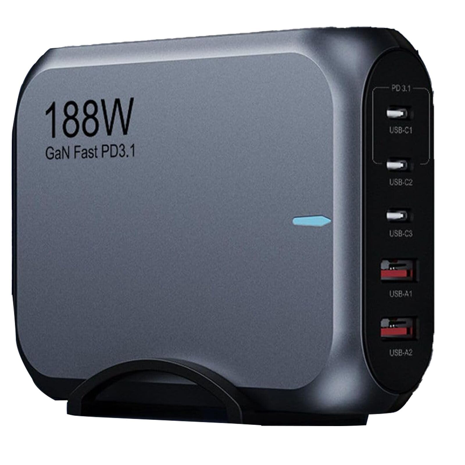 Chargeur USB-C 188 W 5 ports pour télécommande DJI Mini 4 Pro, Mini 3/2/2 SE, Mavic Mini Drone, Aavta, Action 3/4, RC/RC 2, accessoires de charge murale rapide