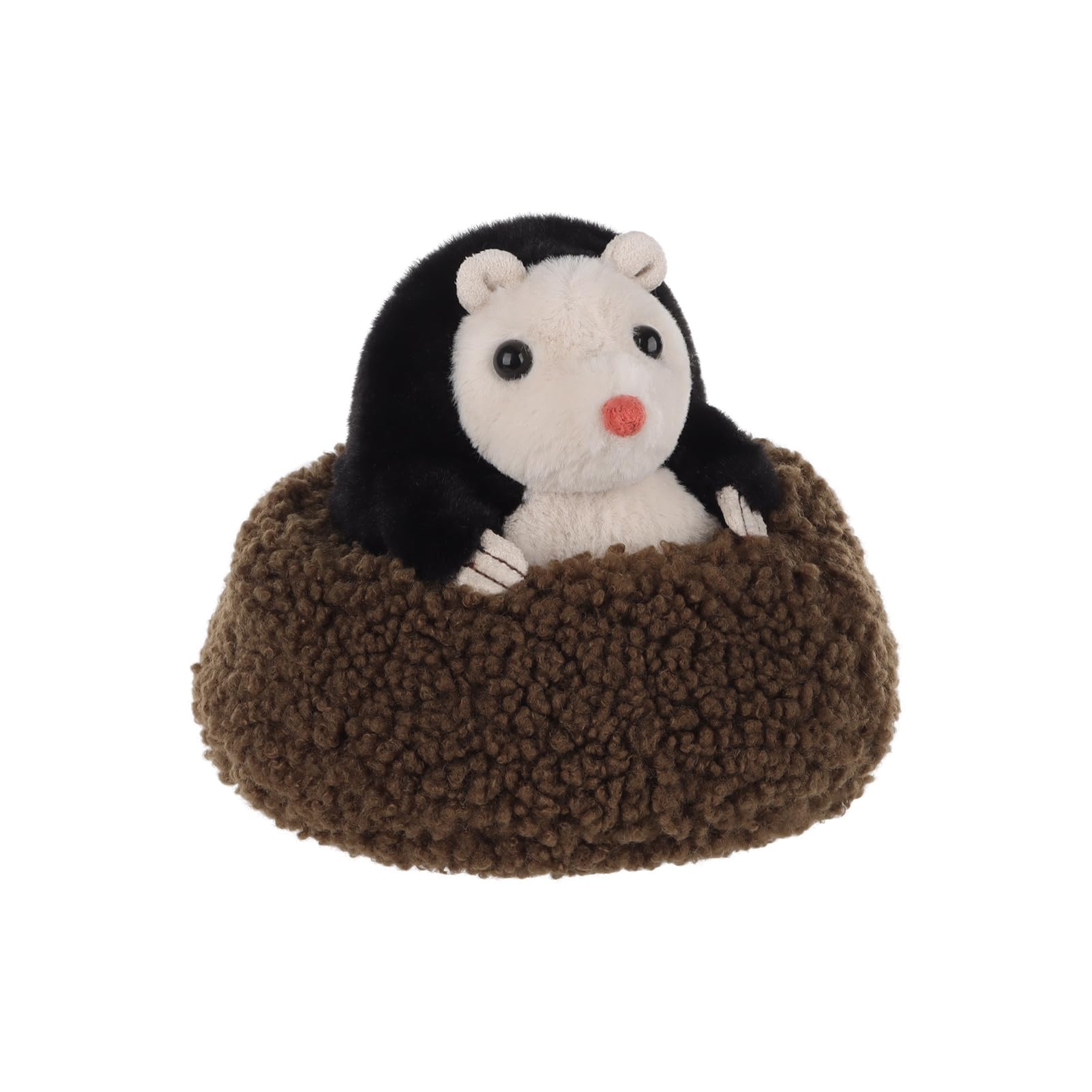 Apricot Lamb Curious Mole Plushies Stuffed Animals for Kids Soft Cute Plush Toys for Baby Girl and Boy Fluffy Curious Mole Brown - Image 3