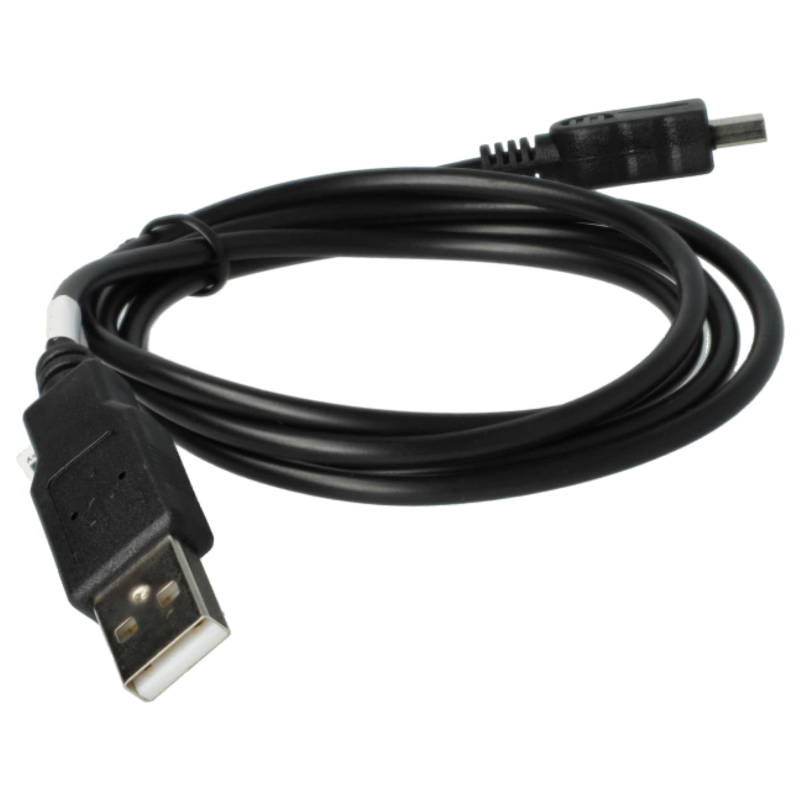 vhbw cavo dati USB cavo di ricarica 2-in-1 compatibile con TomTom GO 550 live, Go 750 live, Go 950 live, Falk F8, F10, F12 navigatori GPS
