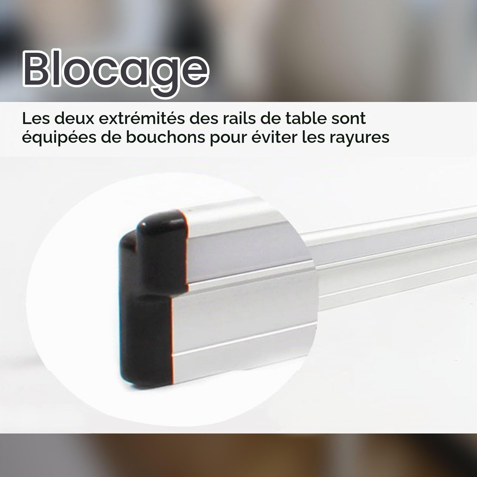 Rail de Tables pour Camping-Car, Rail Coulissant de Table Pliante, Accessoires de Camping-Car, Rail de Support de Table Pliante Mural pour Yacht, Bateau(100cm)