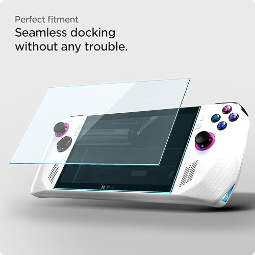 Miniatura 7 de Spigen Protector de pantalla de vidrio templado GlasTR EZ FIT diseñado para ASUS ROG Ally- 2 unidades