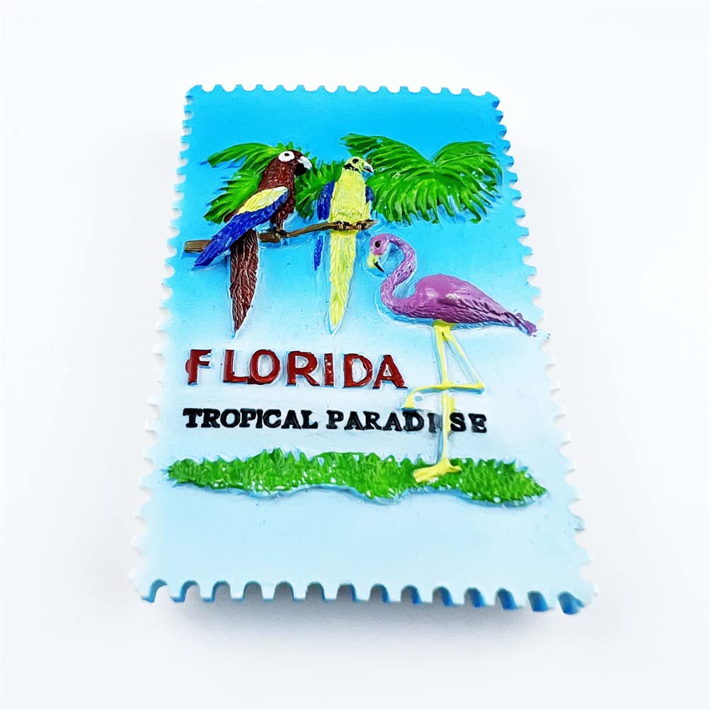 3D Miami Florida USA Koelkast Magneet Reizen Souvenir Gift Thuis Keuken Koelkast Decoratie Magnetische Sticker Collectie