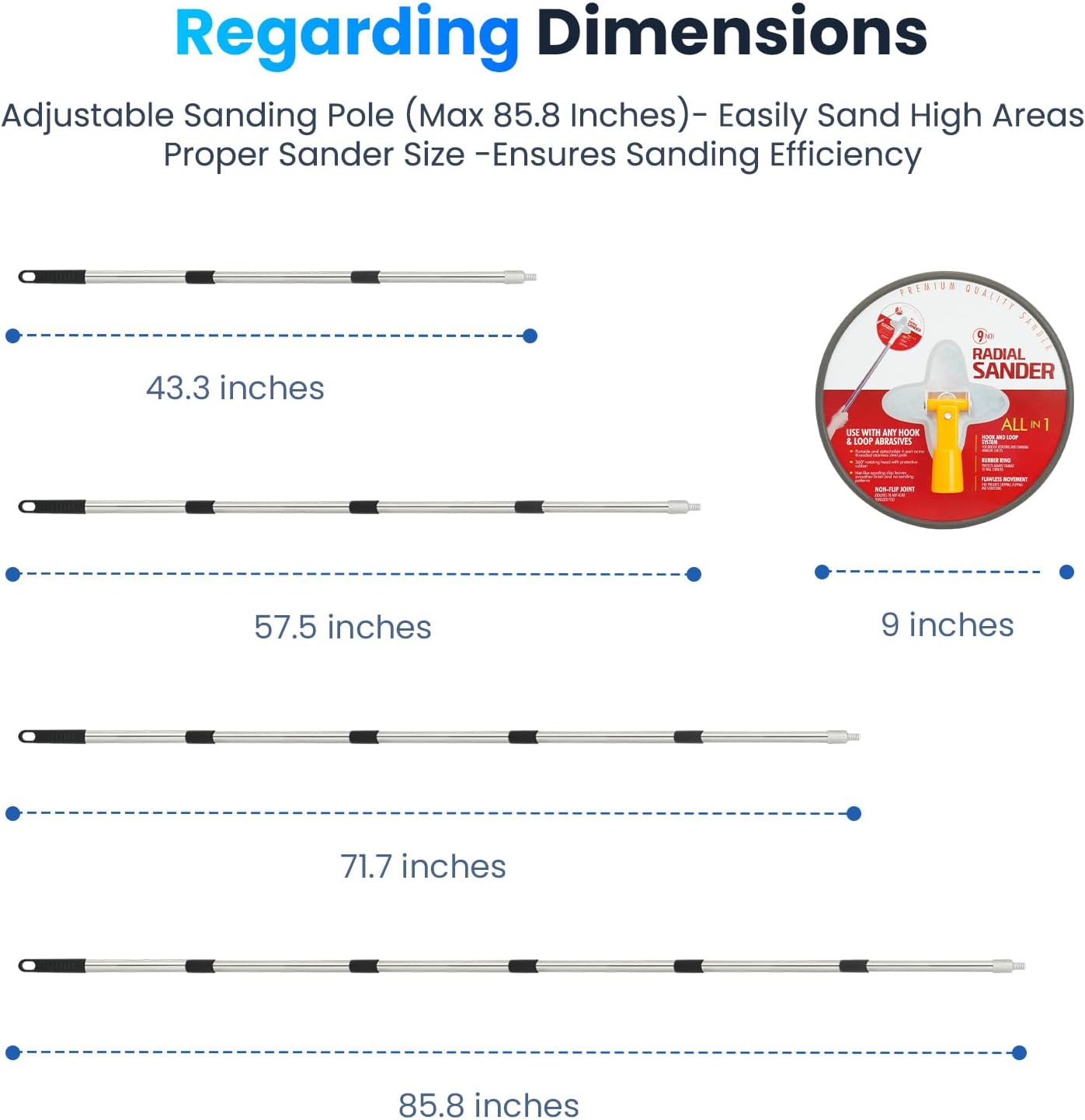 Bundled Products: Hand Drywall Sander & Grip Work Gloves