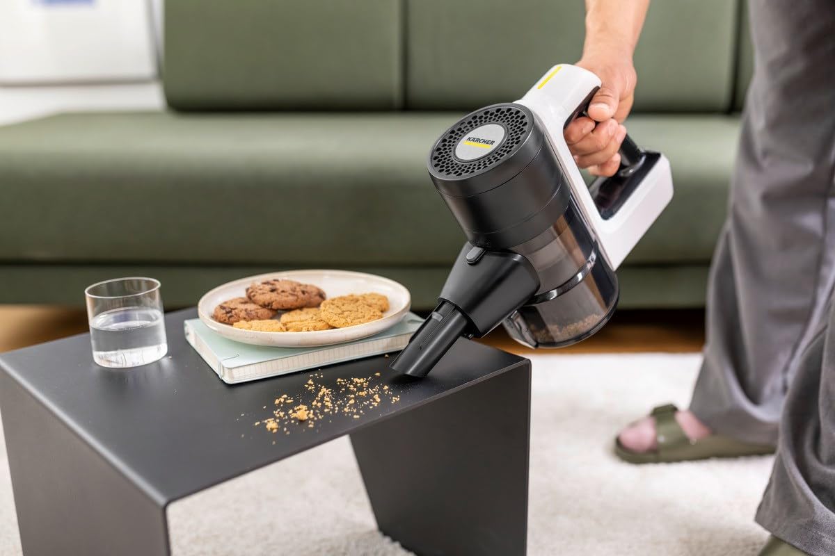 KÄRCHER Aspirapolvere a batteria VCS 3 Nano Complete, 3 livelli di aspirazione con rilevamento intelligente sporco e luce LED, filtro HEPA, 300 Watt, autonomia: fino a 50 minuti, peso: 2,3 kg, USB-C