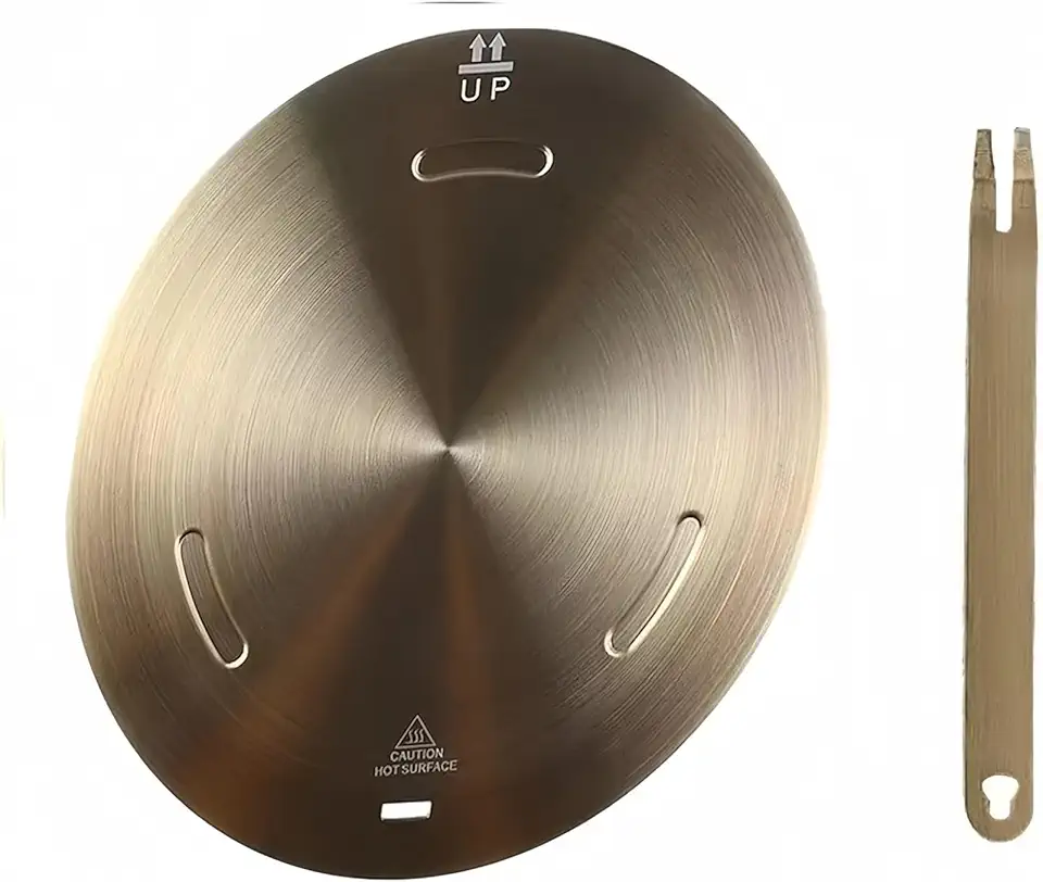 Placa Adaptadora Para Fogão De Indução, Difusora Calor A Gás, Disco Conversor, Acessórios Utensílios Cozinha 9,45 Polegadas