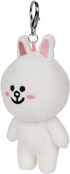 GUND LINE Friends Cony Rabbit Backpack Clip Plush Stuffed Animal, 5