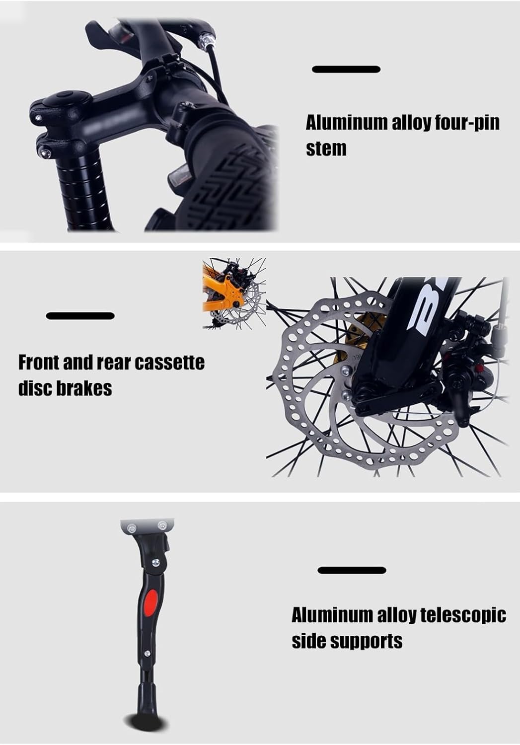 Mountain Bike/Bicycles 20'' 22'' 24'' 26'' Lightweight Aluminium Frame Dual Disc Brake 21 Speed Bike Bicycle for Men Women