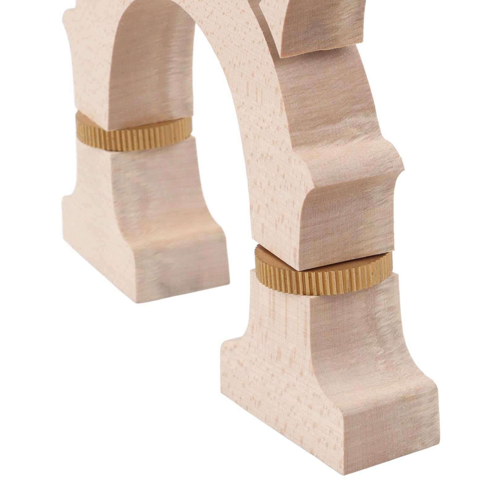 Bridge violino a doppio ponte basso bridge contrabbass bridge premium sostituzione della vite in ottone per musicisti professionisti Maple Wood (1/2)