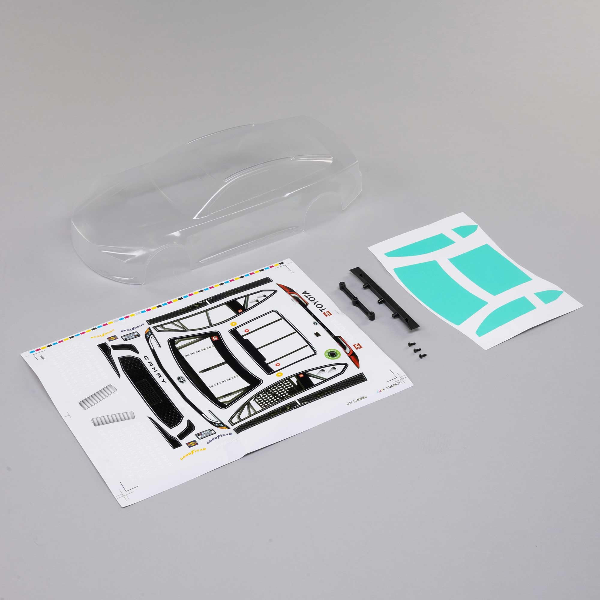 Losi Toyota Clear Body NASCAR GROM LOS-1918