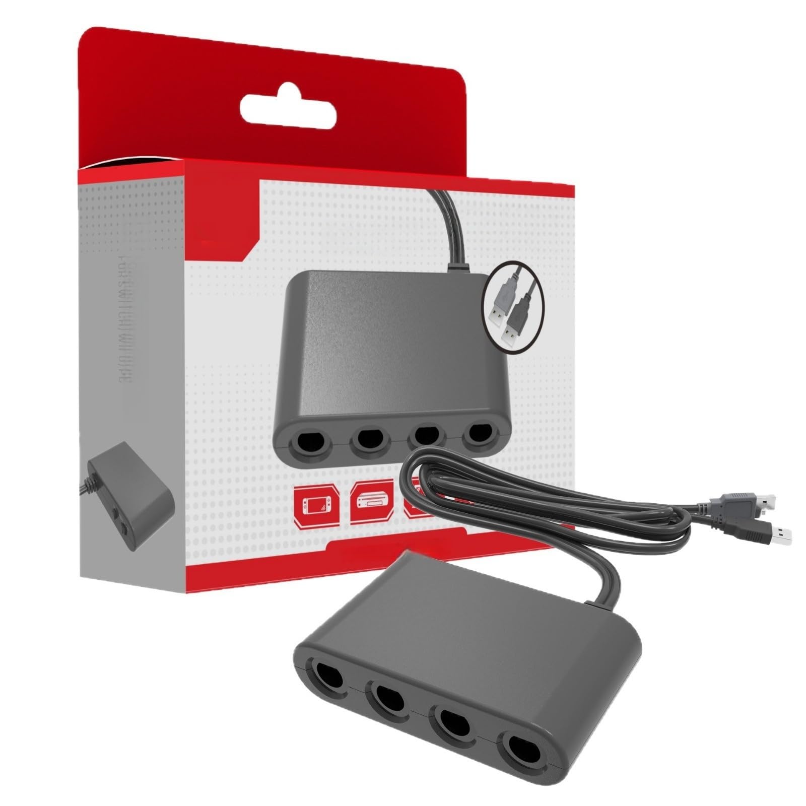 Switch ドック コントローラ― Wii U 本体 アダプター まとめ売り Amazon.co.jp: Tuvzylory コントローラーアダプター Wii U/Switch/PC/4