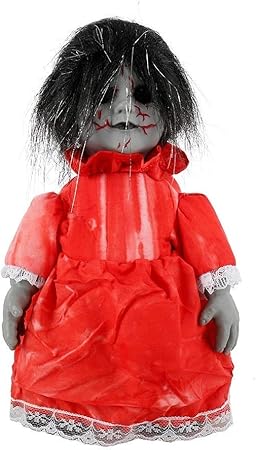 Amazon Pandacherry ハロウィン 飾り 幽霊 ゴースト 人形装飾 音声制御 スイッチ制御 怖い表情 目が光る 話す可能 地面を歩く可能 ホラー 小道具 お化け屋敷 装飾 ハロウィン グッズ 雰囲気満点 怖い パーティー 装飾品 ホラーディスプレイ 学園祭 文化祭 人気 おもちゃ