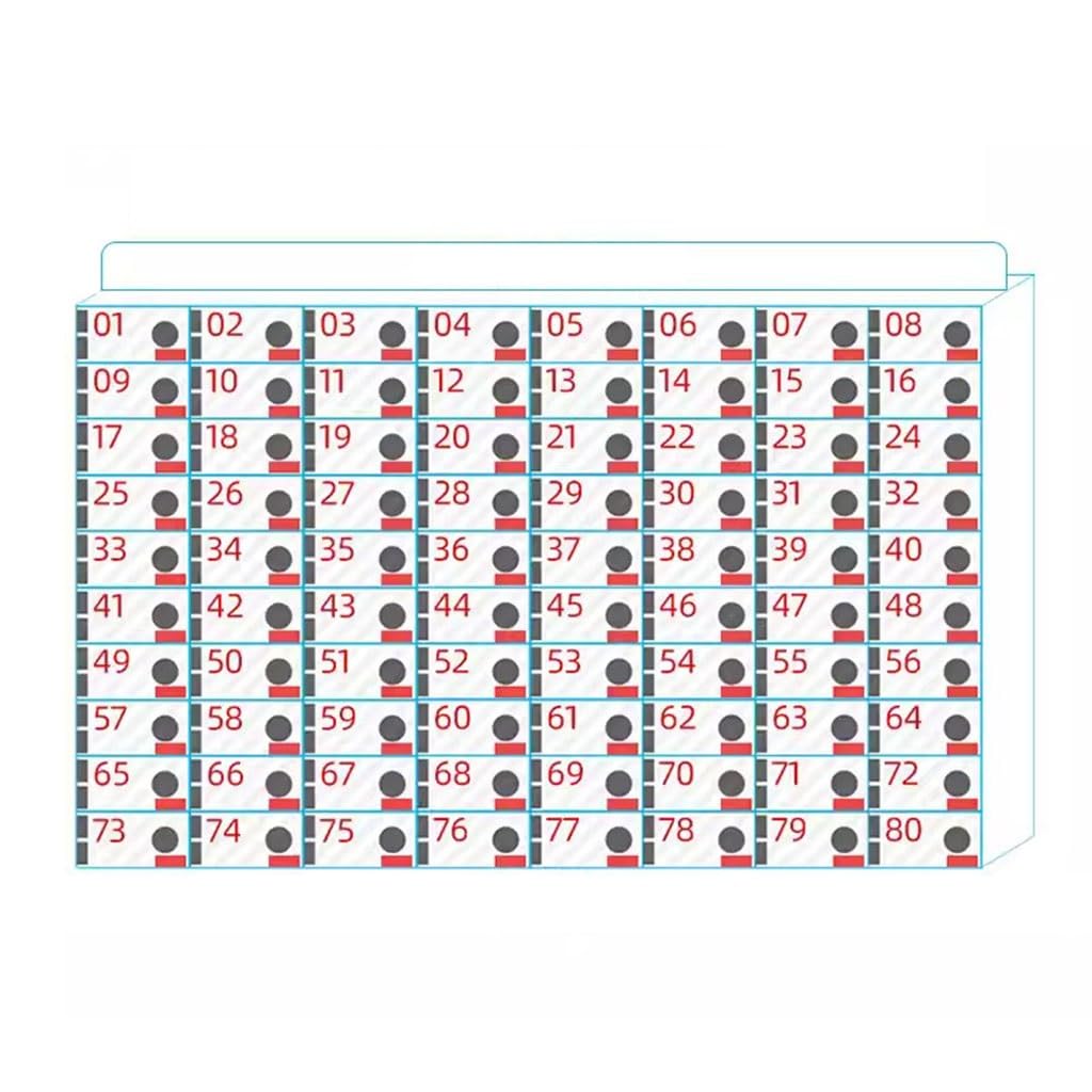 SDdPulse C - Scrivania in acrilico con serratura, pratico armadio Stora per forniture per ufficio e telefoni design Sk, perfetto per uso domestico e ufficio, trasparente 80