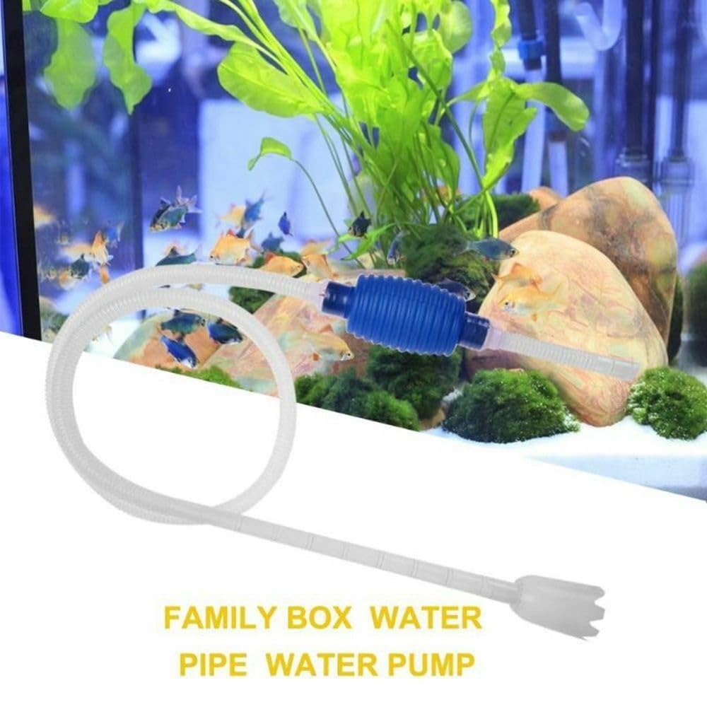 Amazon.co.jp: 水槽 水替え ポンプ 手動サイフォン式 清掃パンプ 水