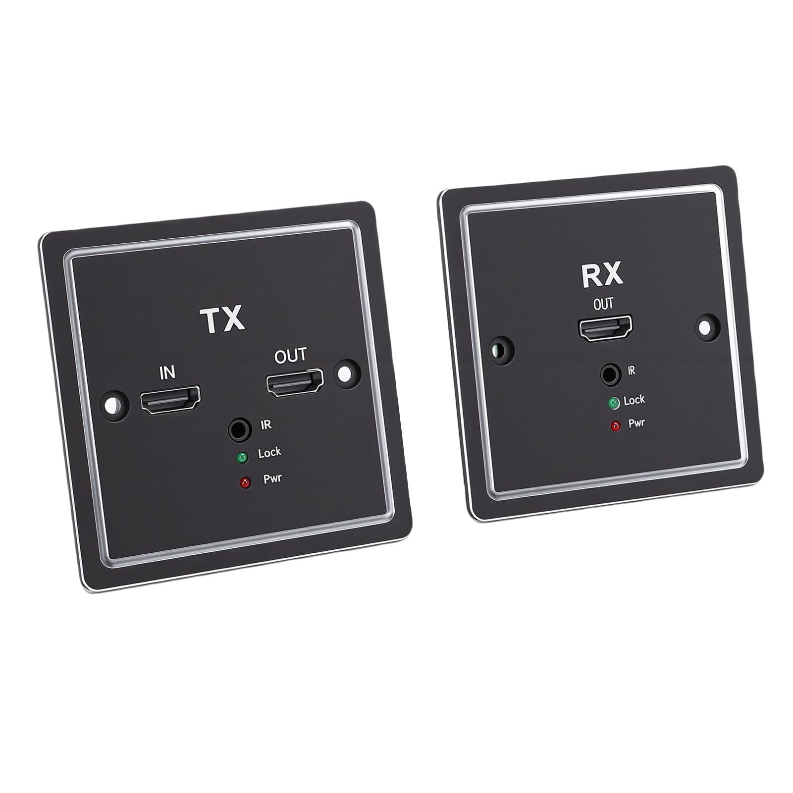 Extender per Piastra a Muro Multimediale HD Cat6 Supporto Ad Alta Risoluzione Compatibilità Versatile del Dispositivo per Console di Gioco Display 3,4x3,4 Pollici
