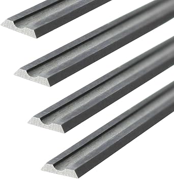 3-1/4 Planer Blades - Fits Black & Decker 7696, 79-699, Makita D16966, N1900B, 82mm Thickness Jointer Knives HSS - Pack of 4
