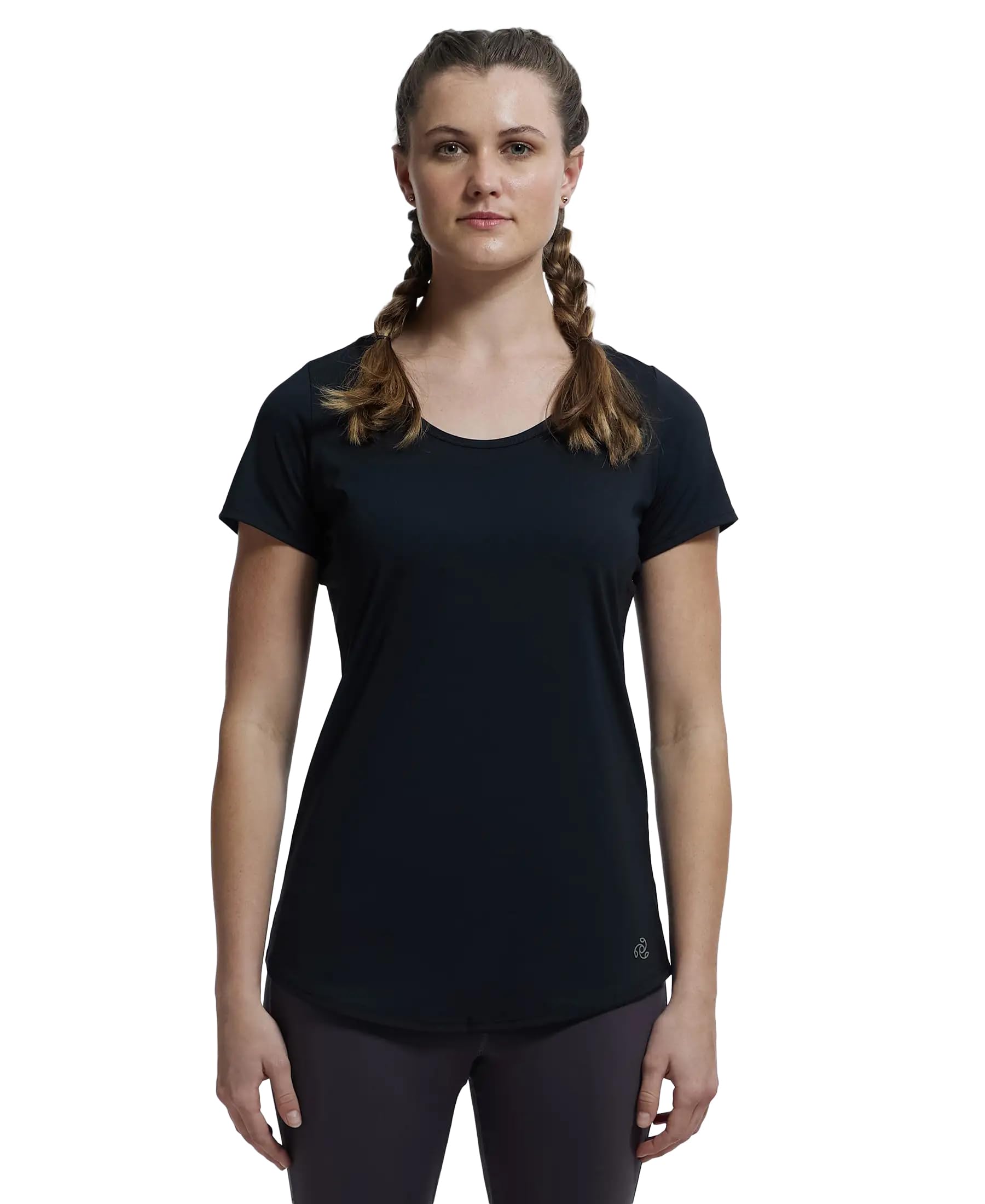 AP27 Women's Tactel Microfiber Elastane Stretch Relaxed Fit T-Shirt with StayDry and StayFresh Treatment-image-27