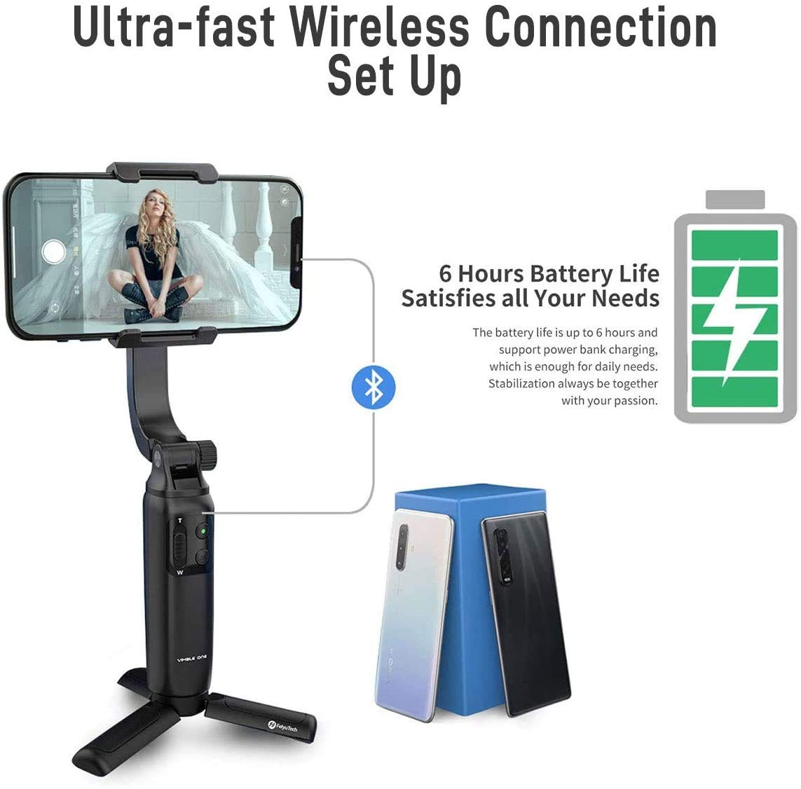 Amazon.com: FeiyuTech Vimble One Smartphone Gimbal,Gimbals