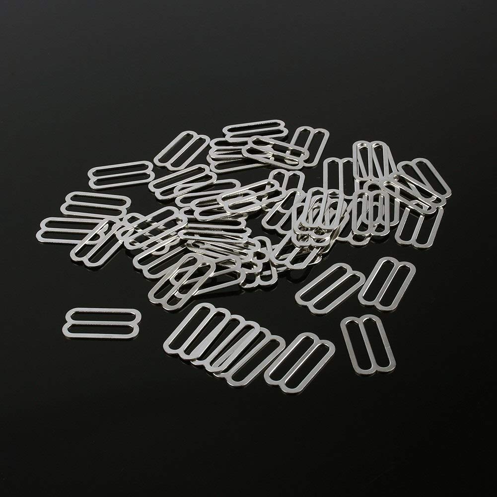 50 Set Di Fermacravatte Metallici - Reggicravatta Regolabile Con 3 Tipi Di Clip - Foto 9