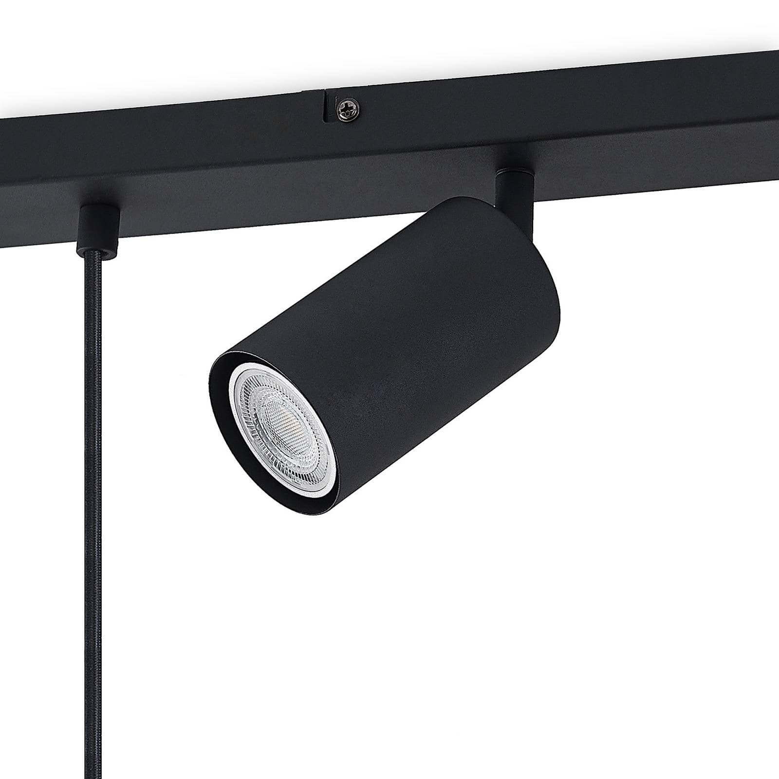 Lindby Lampada a sospensione dimmerabile (Moderno) colore Nero, in Metallo ad es. Soggiorno & Sala da pranzo lampada soffitto plafoniera illuminazione