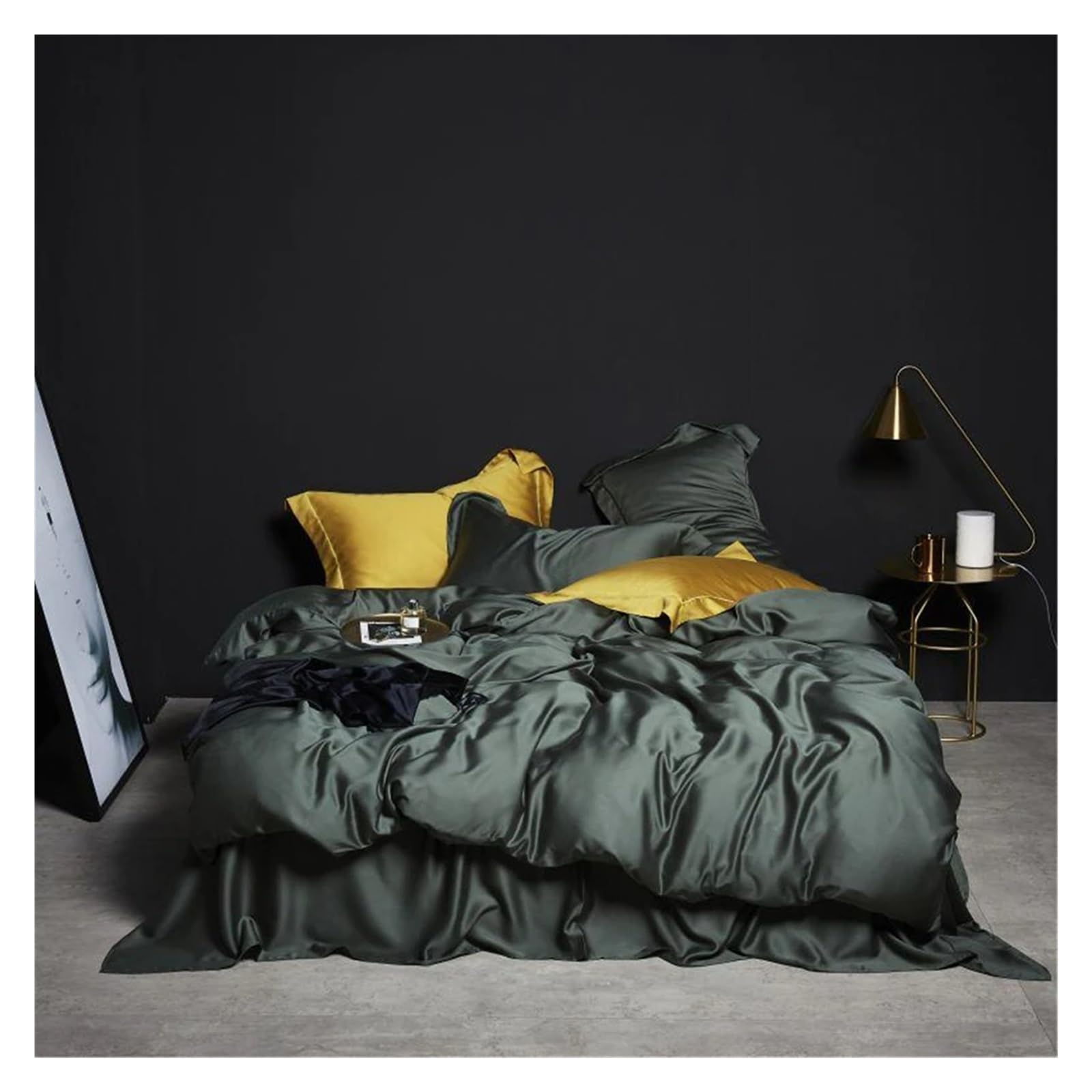Sbcgfy A Silk Bedding Set Healthy Silkworm Queen Size King Size Duvet Cover Sheet Pillowcase Sheet Set,Cotton Duvet, Zq-11042,-King_fitted Bed Sheet