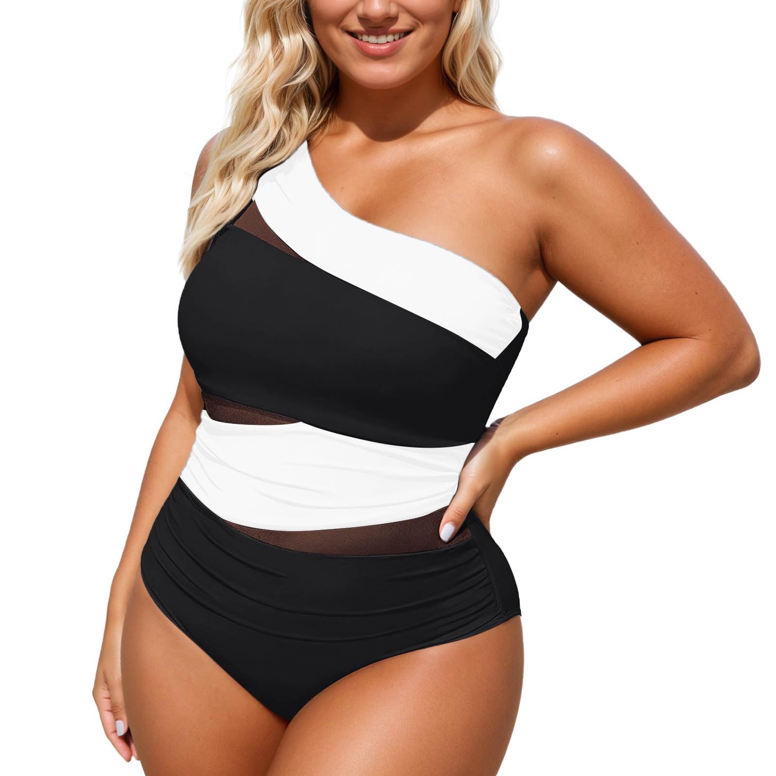 Traje de baño de verano de color sólido ideal para piscina y playa 5