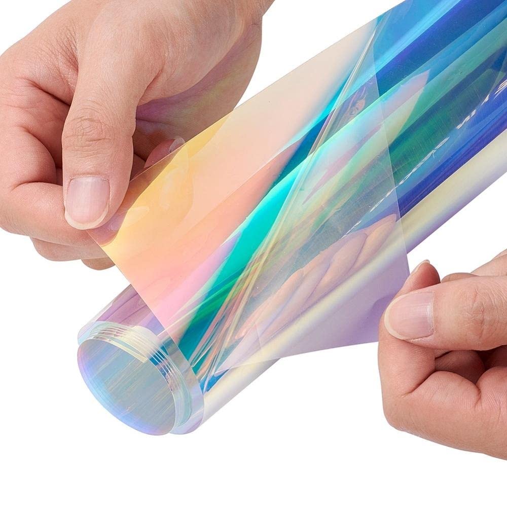 Car Window Tinting Film Green Yellow Chameleon 65% Window Tint For House Office Glass Car Windshield Solar Film Front Rear Foils 75cm X 300cm