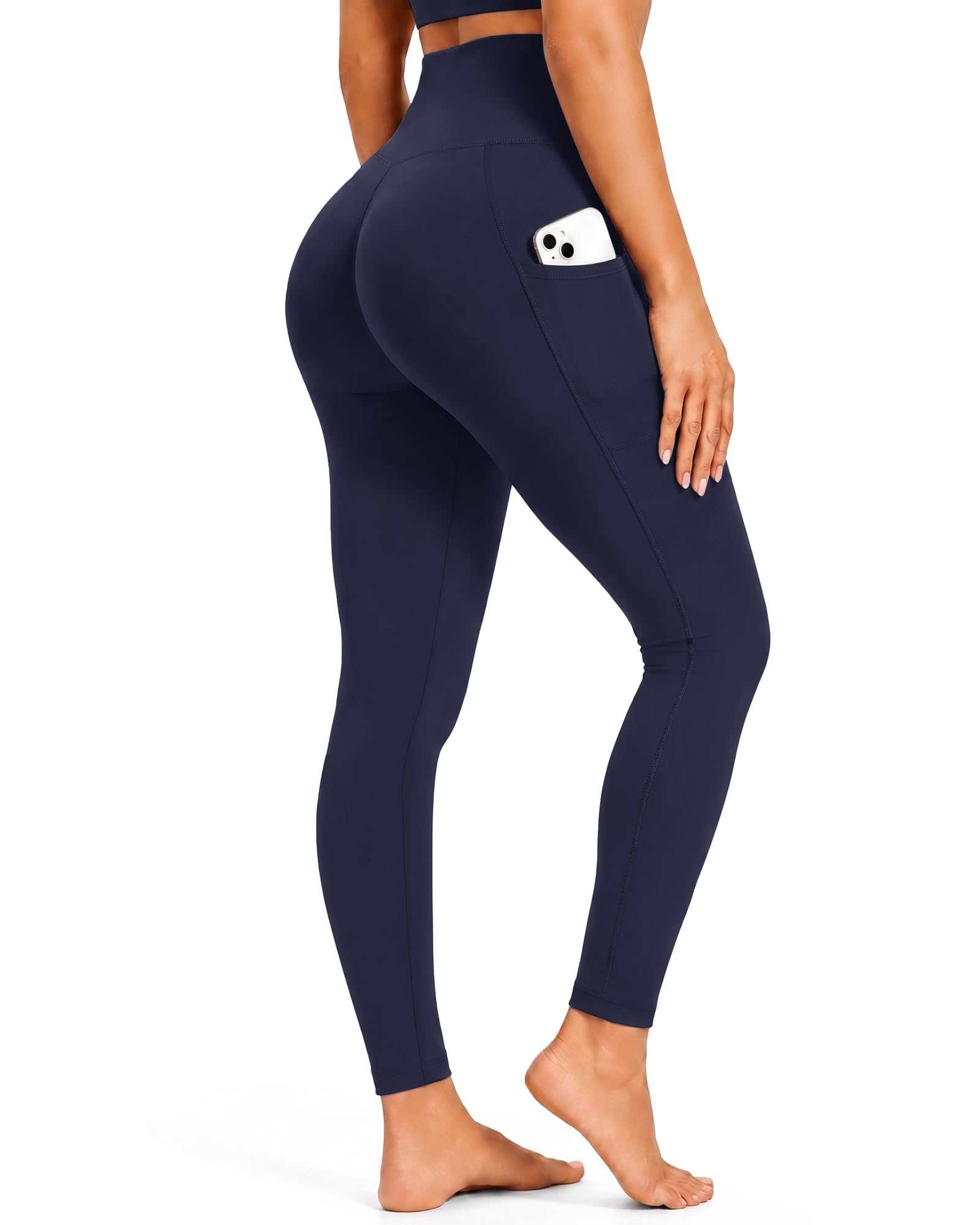 ZOOSIXX Leggings with Pockets for Women High Waisted Yoga Pants