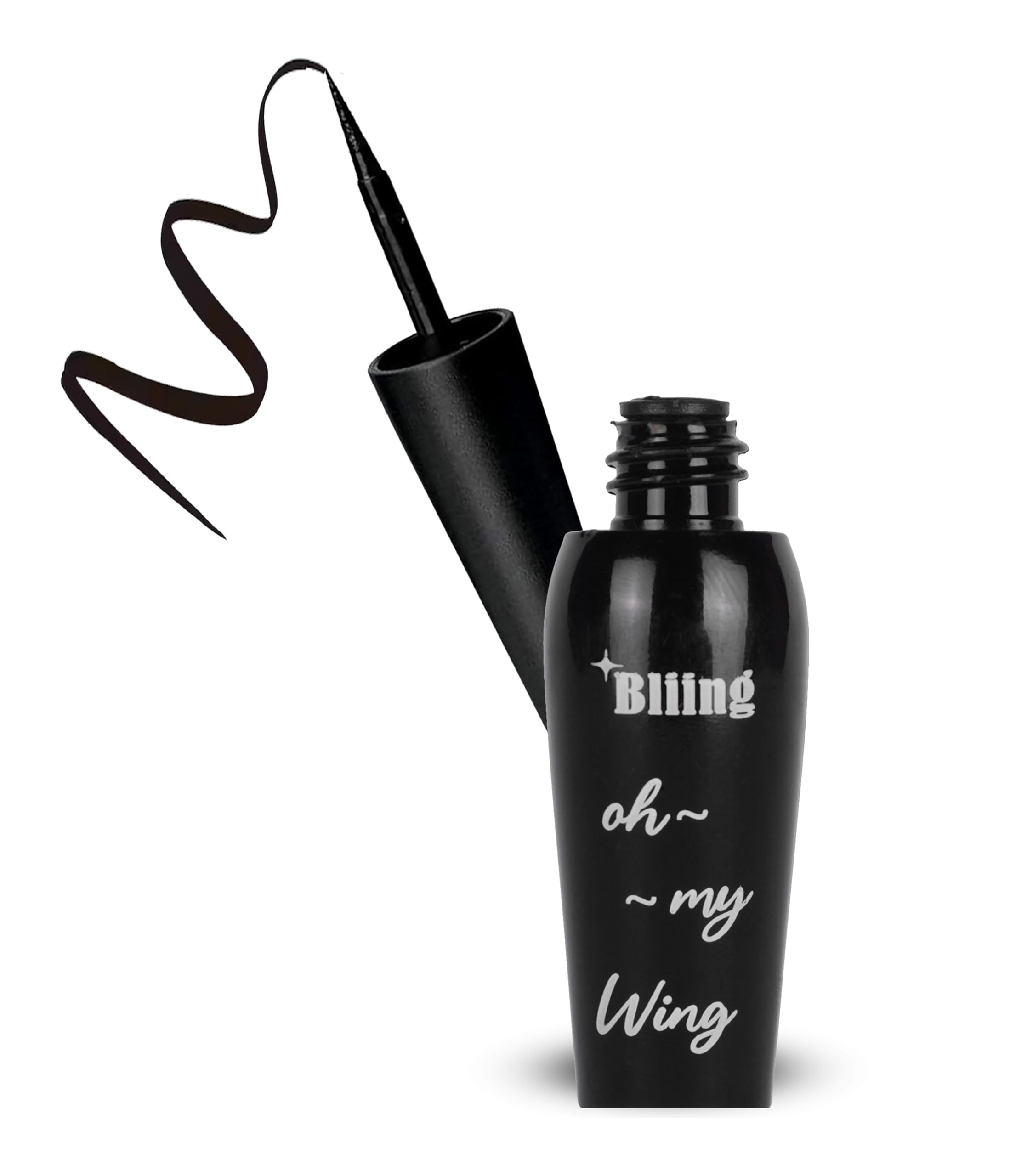 Bliing Oh My Wings Liquid Eyeliner, long lasting and Waterproof, smudge Proof Liquid Eyeliner for Women (Black, 5ml)-image-25