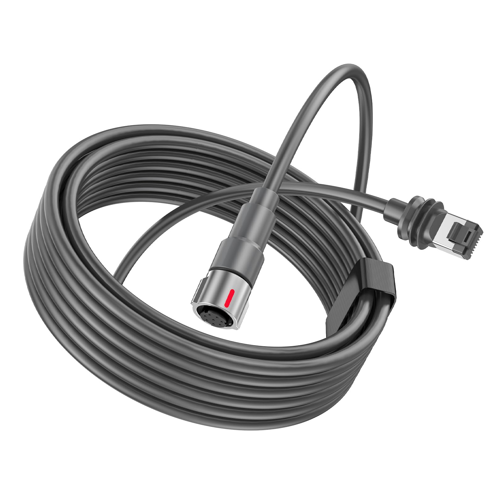 Tangxi Cable Satelital Rectangular de Primera Calidad, Conexión Confiable para Antena Parabólica de Rendimiento Gen 3, Resistente Al Agua, 10 M/32,8 Pies