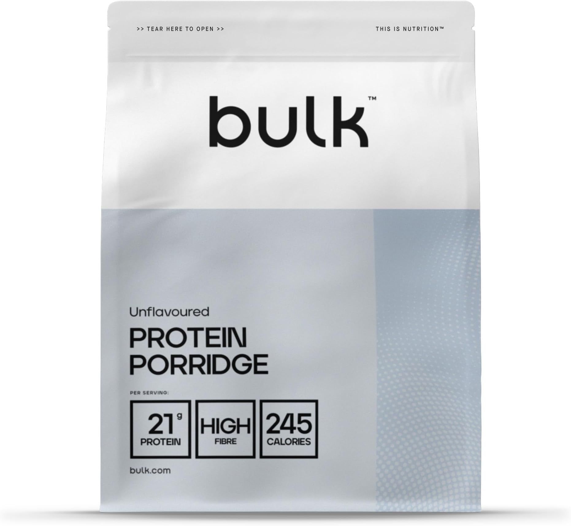 Bulk Protein Porridge Mix, Unflavoured, 1 kg, Packaging May Vary