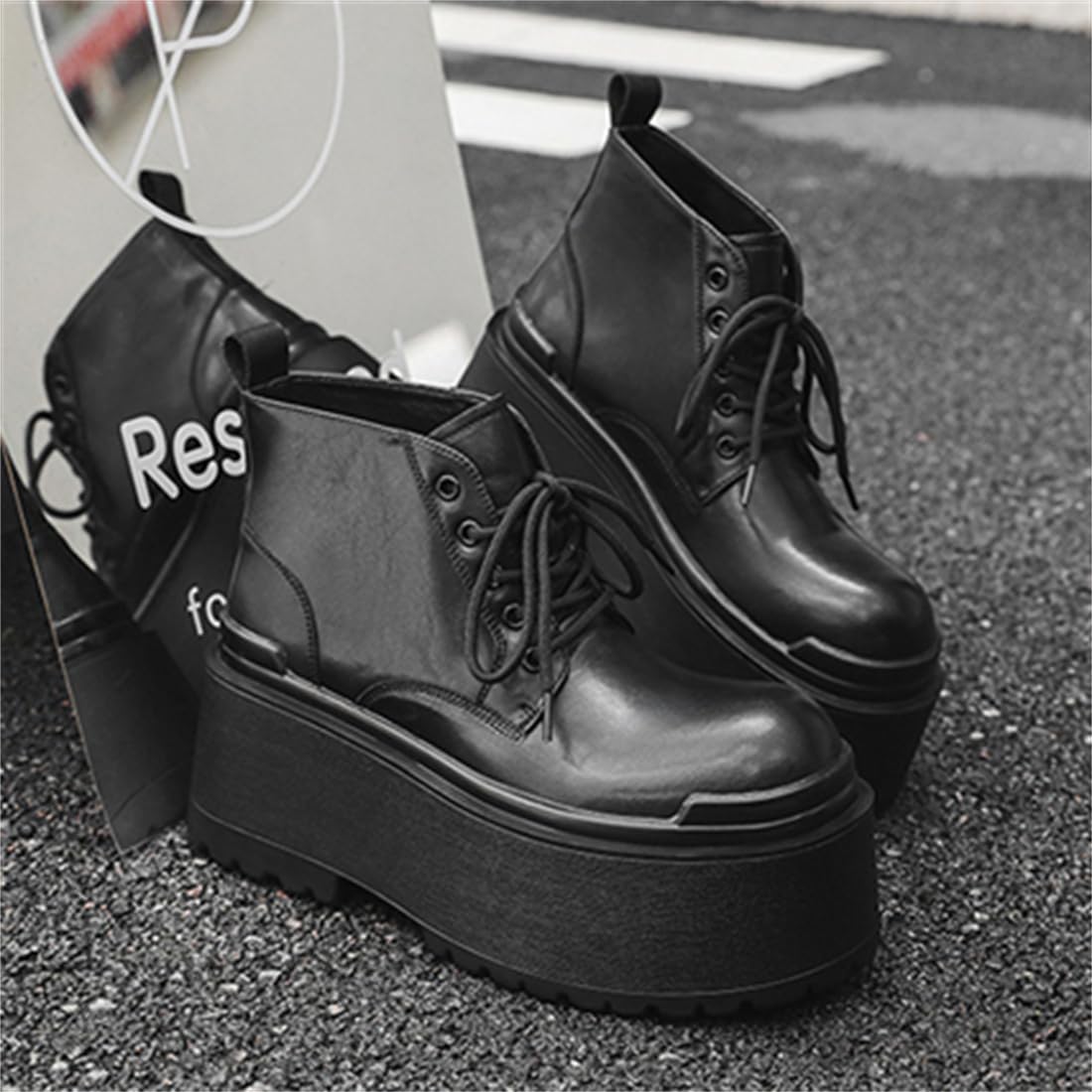KTNCFD] 10cm身長アップ 厚底ブーツ シークレットブーツ メンズ