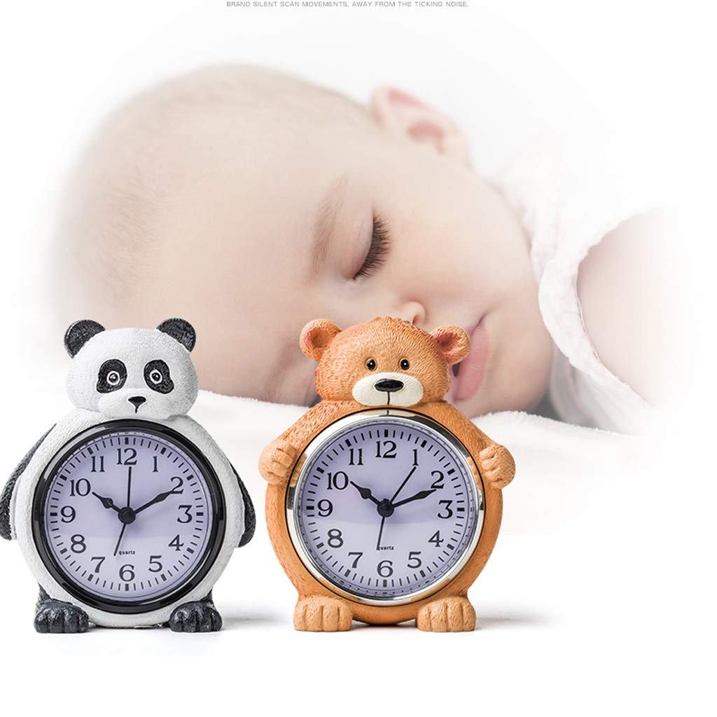 Amazon.co.jp: 子供用アニマルパンダ目覚まし時計 クロック 寝室 学生