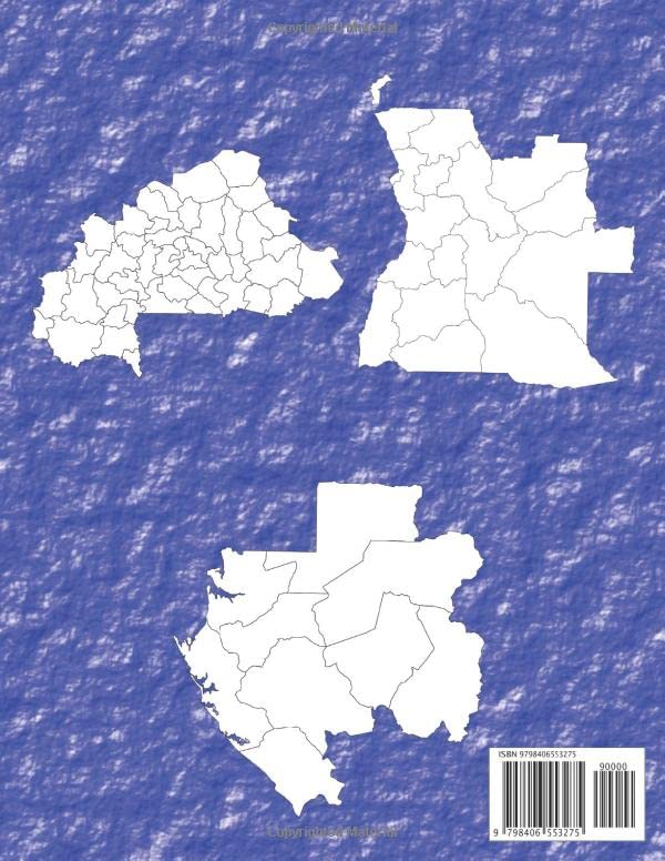 World Regional Maps Coloring Book Africa:: Continent Books for Kids Schooler Students (Malbuch Lander der Welt) - Image 2