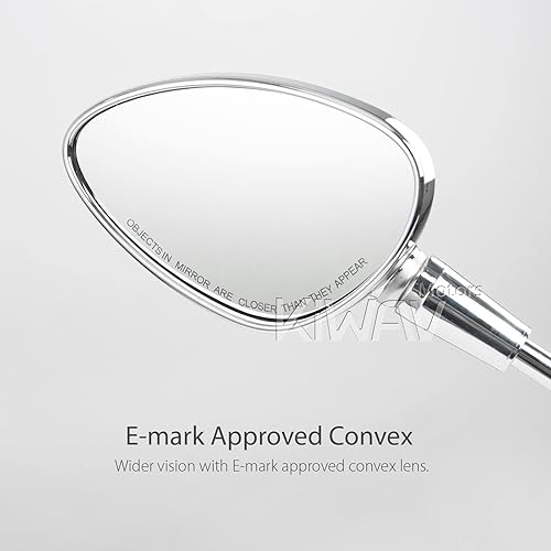 Miniatura 3 de KiWAV Espejo de repuesto OEM mano izquierda izquierda compatible para Vespa Sprint 50 125 150 2014 ~ 2017