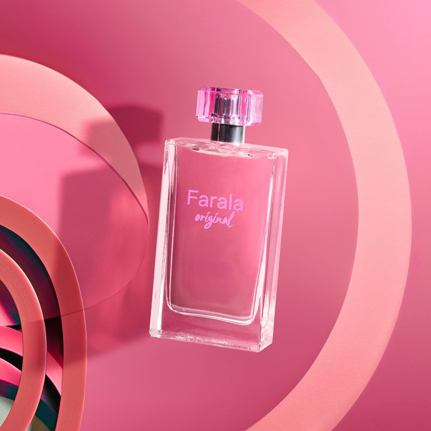 FARALA - Original 150 ml, Colonia Mujer, Perfume Formato Spray, Eau de Toilette Natural y Femenina, Aroma Floral Especiado, Fragancia Fresca, Juvenil y de Larga Duración