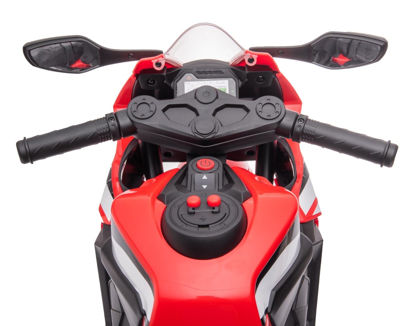 Moto eléctrica Infantil CBR 1000RR, Moto Infantil 12V vehículo Infantil eléctrico con 2 Ruedas de Entrenamiento Desmontables para niños a Partir de 3 años (Rosa)