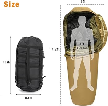 モジュラースリーピングシステム4点セット シェラフC Amazon.co.jp: 実物米軍 モジュラーシステム-34.4℃ シェラフ