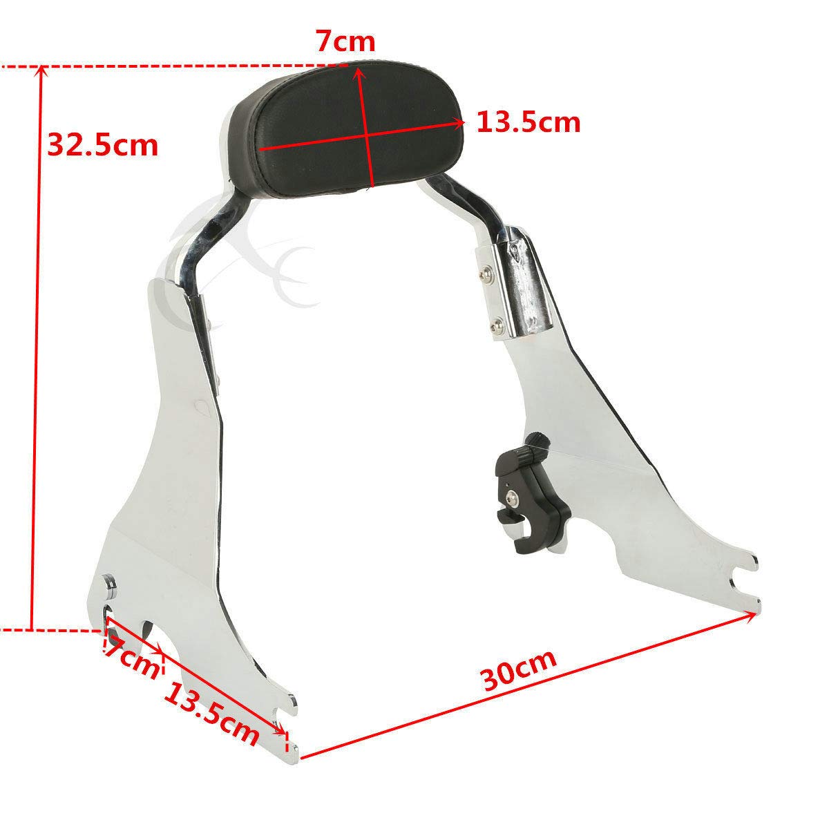 Schienale Sissy Bar Per Harley Sportster - Schienale Corto Passeggero | Modelli 2004-2022