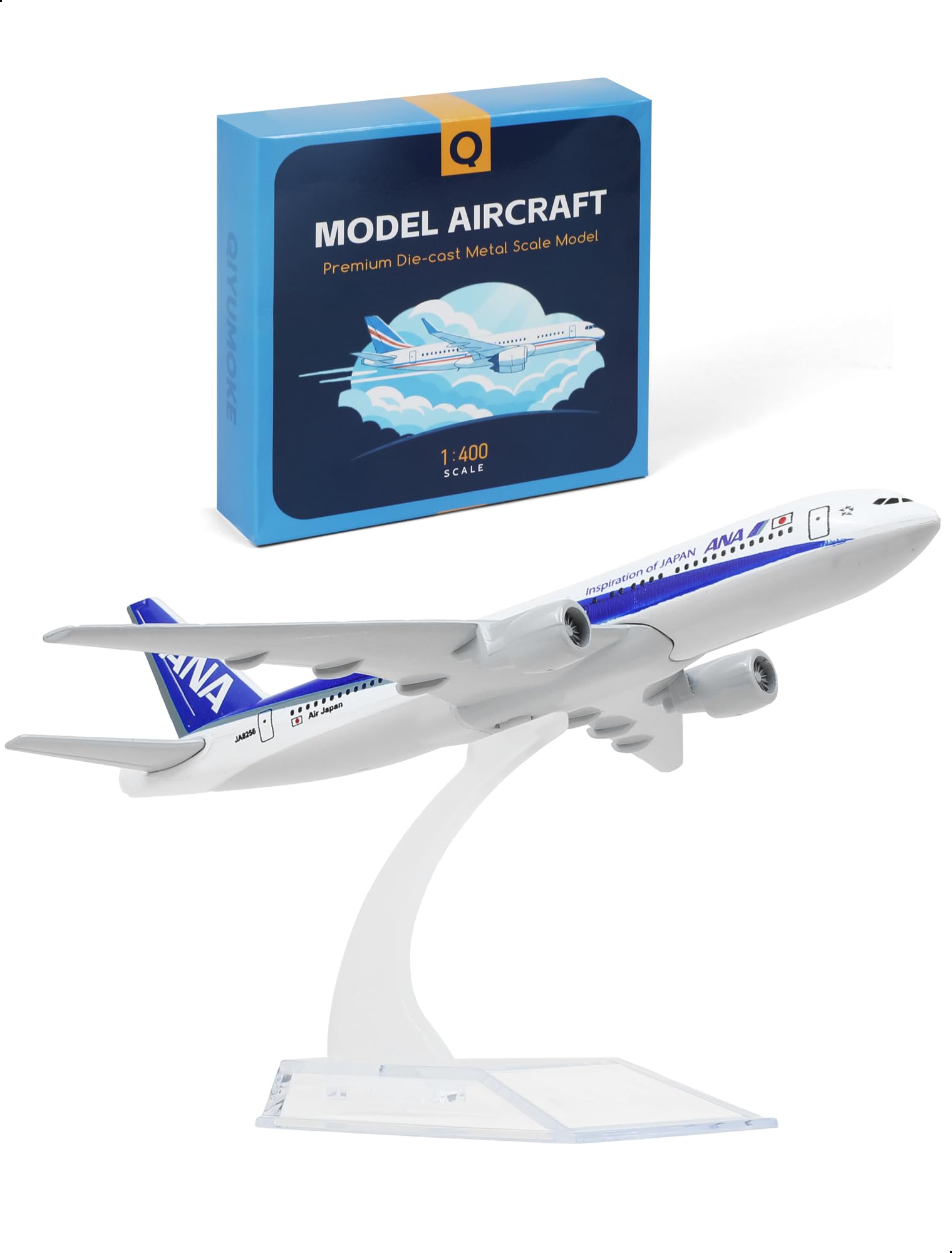 Amazon.com: QIYUMOKE 1/400 Compatible for ANA Boeing 777 Diecast