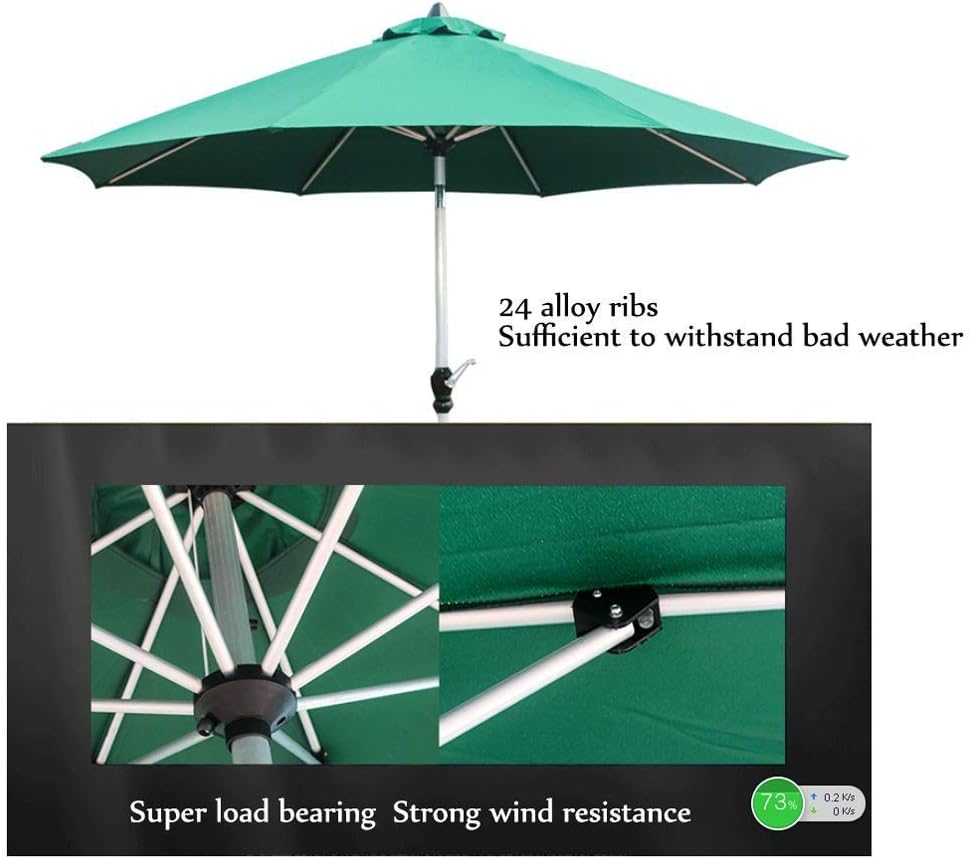 Garden Patio Straight Parasol With Metal Pole Perfect For Outdoor Yard Beach Camping Pool Side Portable Balcony Umbrella Patio Sunshade UV good