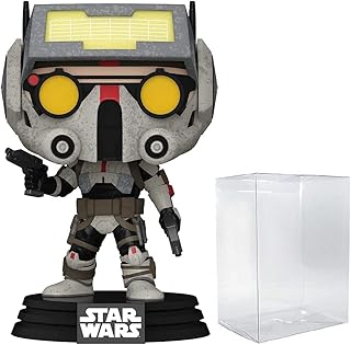 POP Star Wars: Bad Batch - Tech Funko Pop! Vinyl Figure (Bundled with Compatible Pop Box Protector Case), Bad Batch Tech, Multicolored, 3.75 inches