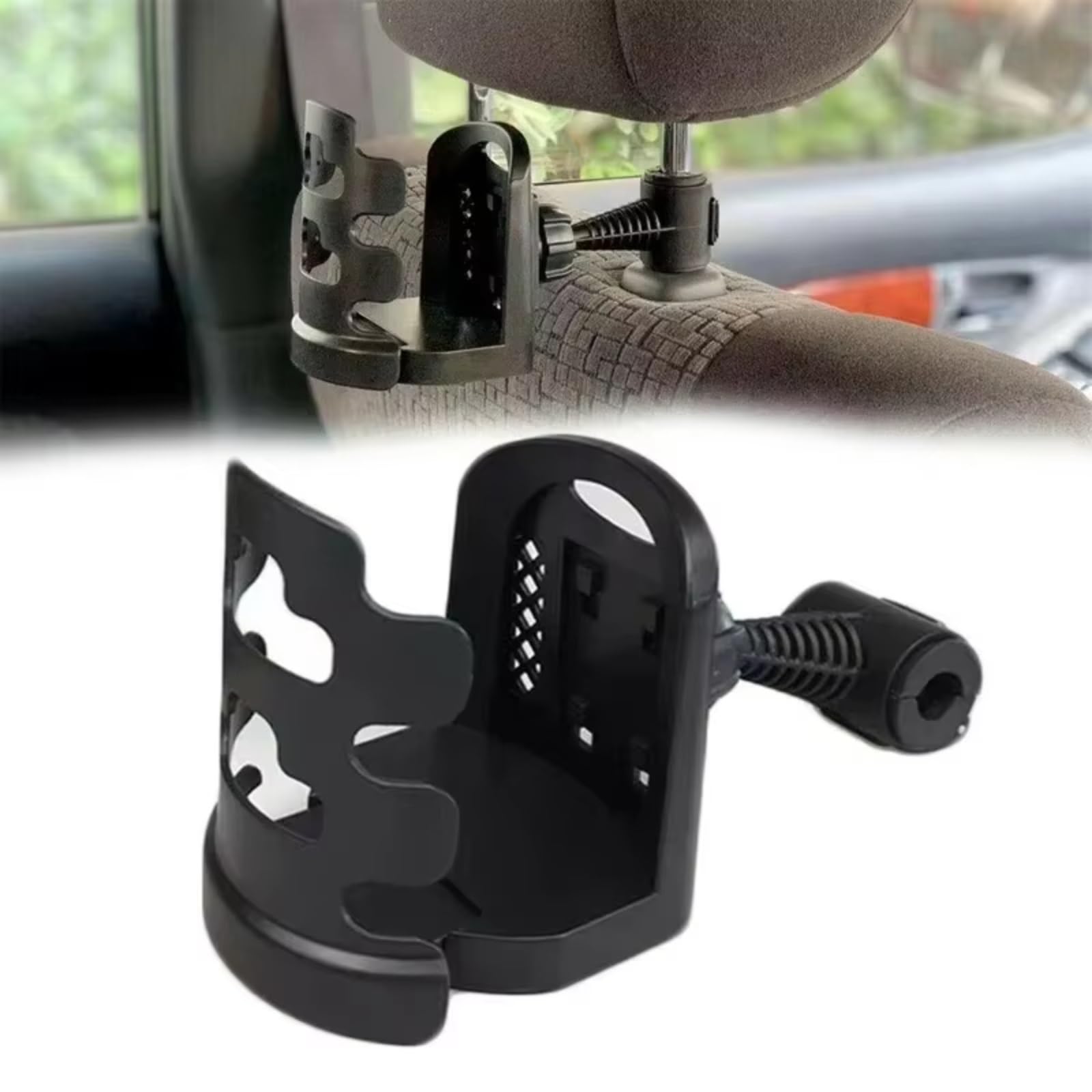Soporte para Bebidas De Coche Portavasos Auto Ajustable Montaje Universal
