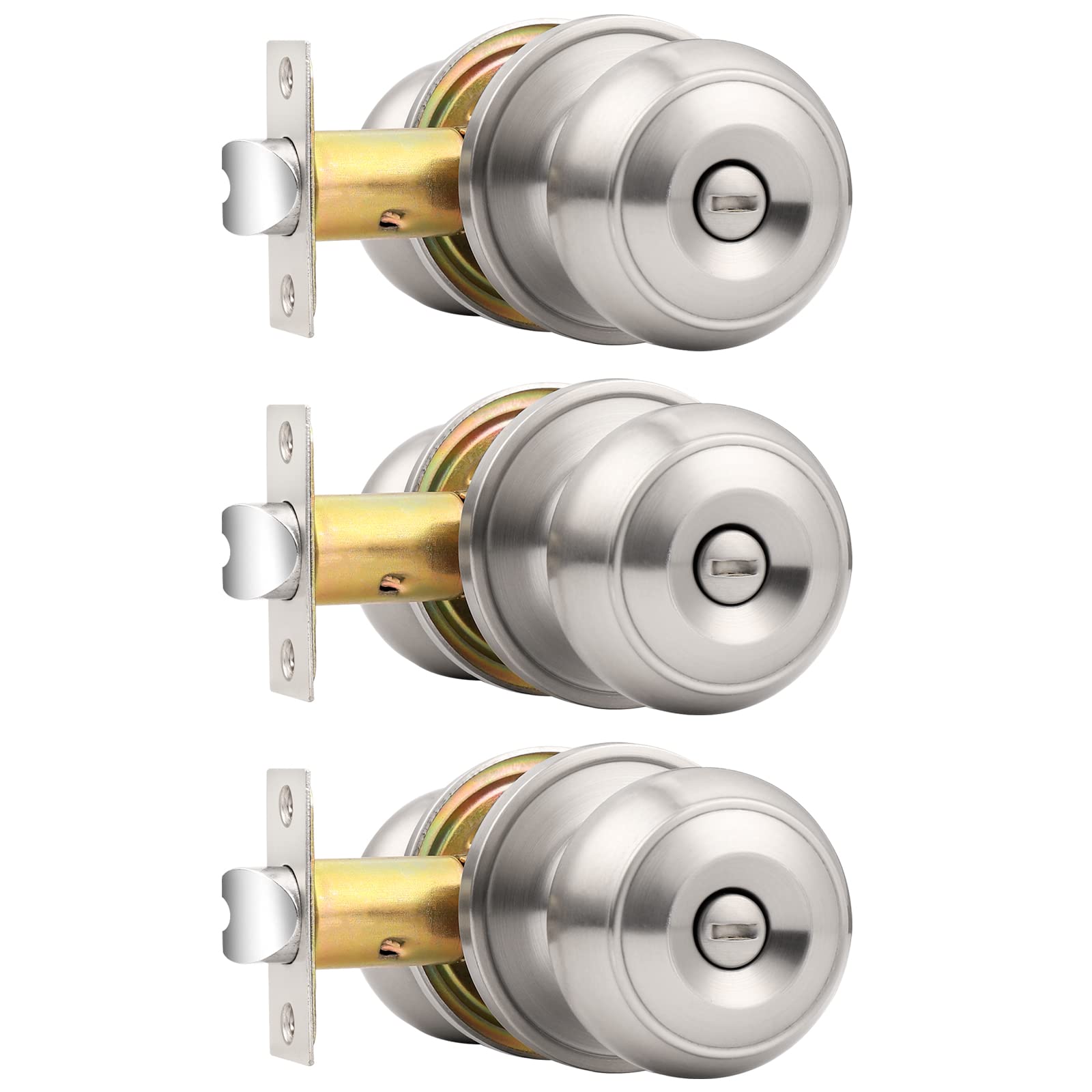 Probrico Black Door Knobs - 10 Pack -32