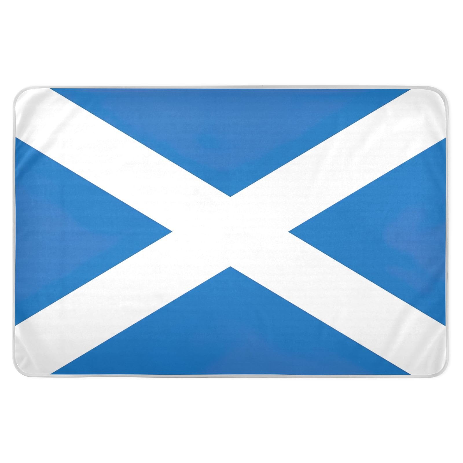 Scotland Saint Andrews Cross Flag Waterproof Pads, Reusable Underpads for Adults, Bed Wetting Mattress Pad