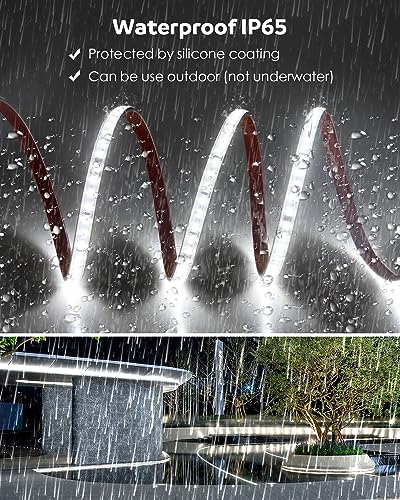 Tira de LED Aclorol 5M impermeable luz fría 6000K miniatura 4
